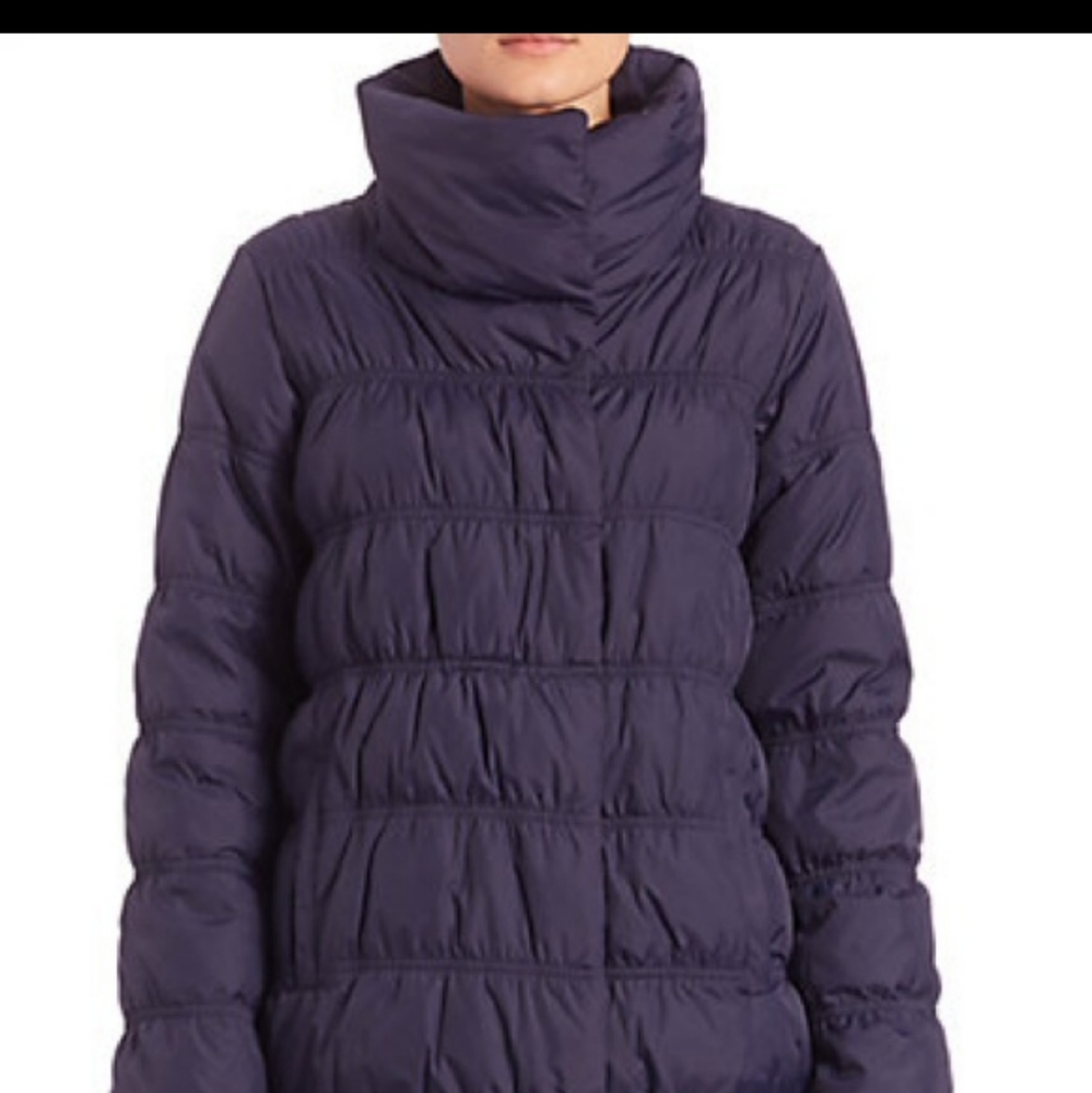 Eileen Fisher Black Puffer Coat